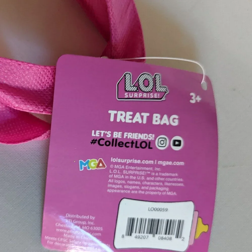 NWT LOL Surprise! Treat Bag Halloween Squad Dia Muertos DOTD Pink L.O.L. Dolls